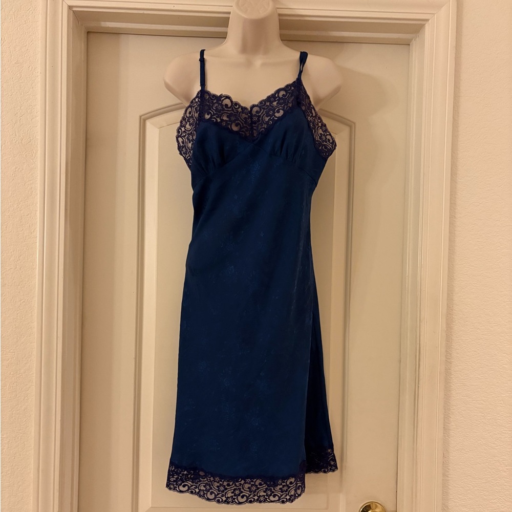Eve Stillman Blue Slip Dress Saks Fifth‎ Avenue